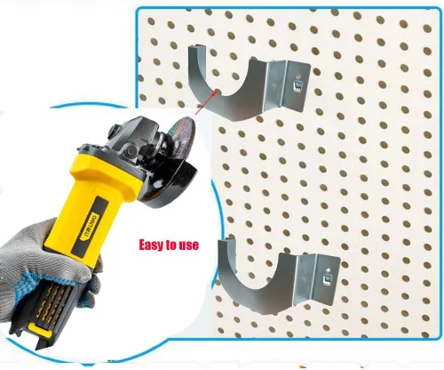 Miniatura 3 de Paquete de 2 herramientas para amoladora angular, soporte de pared, soporte de montaje en pared, amoladoras para máquina de corte de estante
