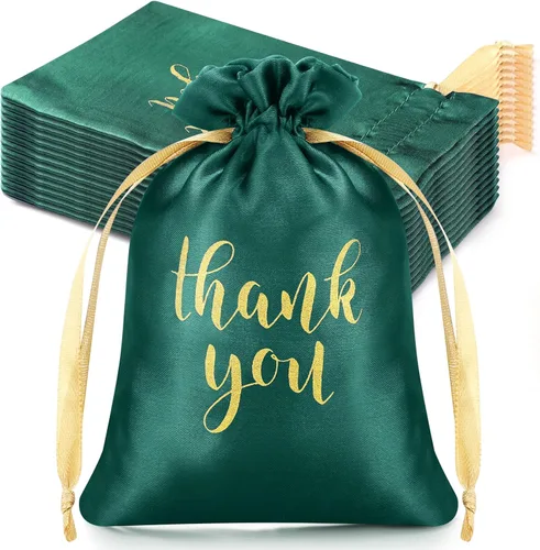Miniatura 23 de Sieral 50 bolsas de regalo de satén con cordón para joyas, bolsas para dulces para el día de la madre, boda, baby shower, despedida de soltera