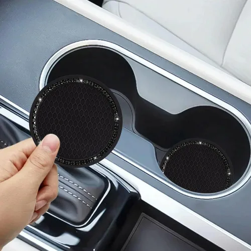 Miniatura 6 de SUNCARACCL Portavasos para automóvil, paquete de 2 insertos universales para vehículos (2.75 pulgadas de diámetro), accesorios