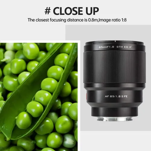 Miniatura 8 de Viltrox 85mm F1.8 lente de enfoque automático para Sony, fotograma completo, teleobjetivo medio retrato prime para Sony E Mount A9 A7R3 A7R2 A7M3