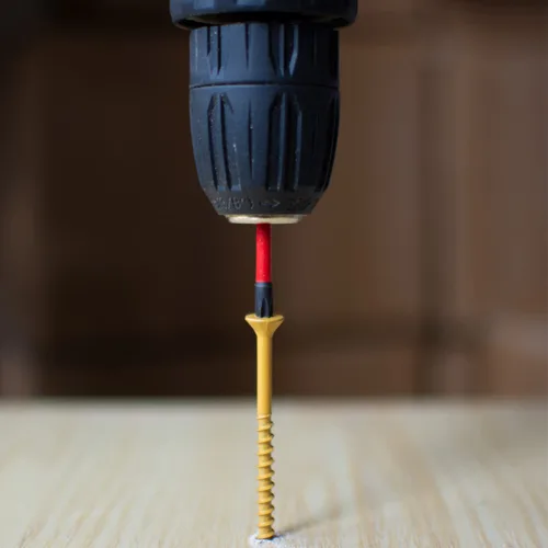 Miniatura 6 de 500 tornillos para cubierta exterior #10 x 3 pulgadas, tornillos de madera de 7.2 libras con revestimiento de cerámica amarillo, tornillos