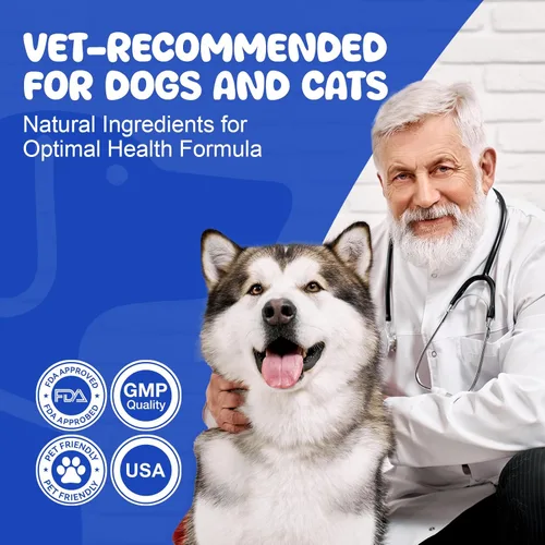 Miniatura 6 de Polvo dental para perros para aliento más fresco, polvo de limpieza de dientes de perro, placa natural y soporte de sarro con probióticos y enzimas
