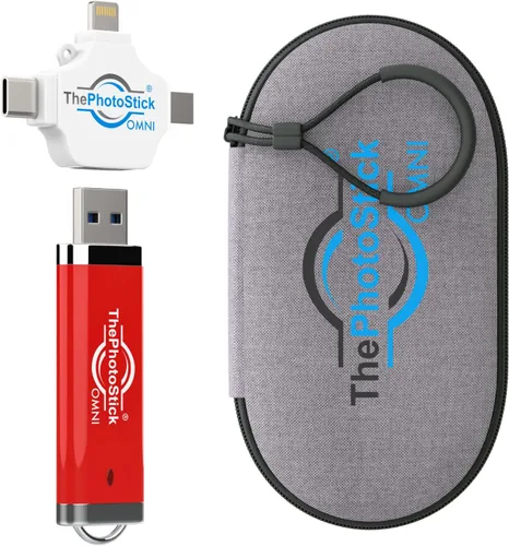 Miniatura 12 de ThePhotoStick® Omni 128GB + Estuche Protector Copia de Seguridad y Transferencia Segura de Fotos y Videos Organización de Archivos Digitales