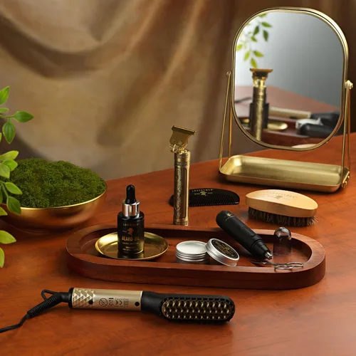 Miniatura 4 de Kit de aseo para barba, ideas de regalo para el día del padre para marido, regalos de papá para el día del padre, recortadora de barba, recortadora