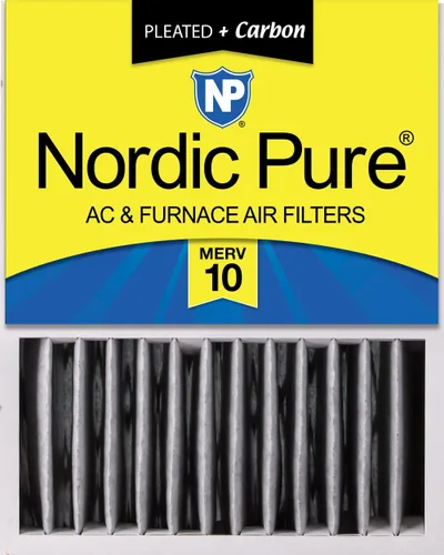 Miniatura 24 de Nordic Pure 16 x 20 x 5 (tamaño real: 15 7/8 x 19 5/8 x 4 3/8) Honeywell Filtros de aire de repuesto Merv 8 Plus Carbon 1 paquete