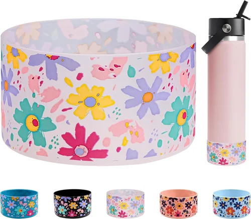 Miniatura 16 de HEYSKAY Funda protectora de silicona para botella de agua Hydro Flask y compatible con Stanley Tumbler, Yeti, Simple Modern, accesorios para Mezcla