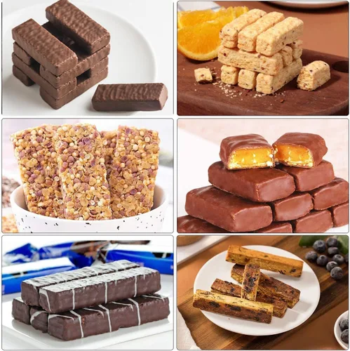 Miniatura 6 de JOERSH Molde de barra de granola, molde rectangular de silicona para barra de caramelo profundo para hornear barras energéticas de chocolate