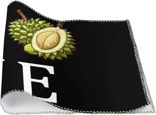 Miniatura 3 de I Love Durian Placemats Set of 6 Resistant Table Mats Washable Place Mats for Dinner Party Table Decoration