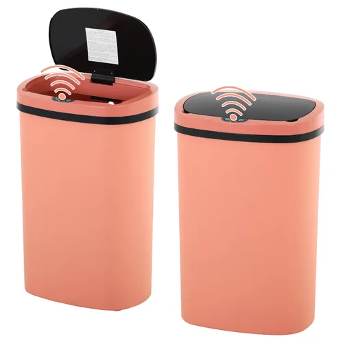 Miniatura 12 de Cubo de basura de 13 galones con tapa, sensor de movimiento, cubo de basura de cocina, material plástico impermeable y a prueba de desorden