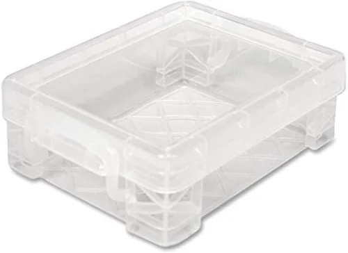 Miniatura 3 de Caja apilable de crayón - transparente (paquete de 4)