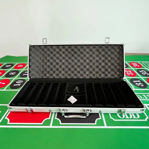 Miniatura 3 de SEETOOOGAMES 500pcs Capacity Empty Aluminum Poker Chip Case Only