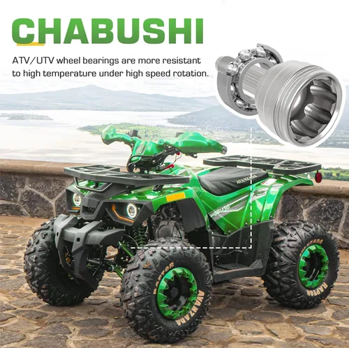 Miniatura 5 de 4 rodamientos de rueda delantera y trasera para Yamaha Grizzly Kodiak 550 450 660F 700 1000R YFM700, para Arctic Cat Wildcat 400 425 500 1000