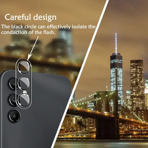 Miniatura 4 de BIGFACE Protector de Pantalla de Vidrio Templado para Galaxy A54 + Protector de Lente de Cámara [Paquete de 2 + 2] [Desbloqueo por Huella Dactilar]