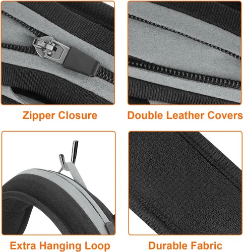 Miniatura 3 de Funda universal de repuesto para diadema de auriculares, funda de cojín para diadema compatible con Sony, Bose, Beats, JBL Protector de banda