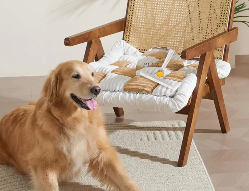 Miniatura 18 de Funda de cojín de sofá para perros, funda de sofá lavable para mascotas, fundas de sofá para loveseat, fundas deslizables, manta protectora de sofá