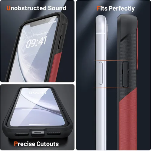 Miniatura 279 de Jeylly Funda para iPhone SE/Funda para iPhone 5S, Exterior de Plástico Duro que Absorbe Golpes + Interior de Silicona de Goma Defensor contra