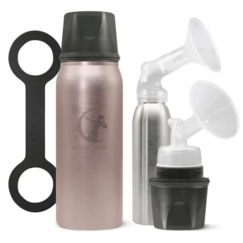 Miniatura 12 de CERES CHILL OG Enfriador y Calentador de Leche Materna – Enfriador Portátil de Leche Materna de 12–34oz, Almacenamiento y Biberón para Bebé