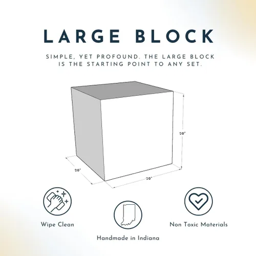 Miniatura 3 de Foamnasium Bloque grande, azul bebé