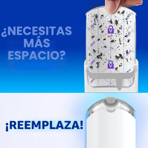 Miniatura 7 de Zevo Cartuchos de Recarga Oficiales para Trampa de Insectos Voladores - Compatible con la Trampa Zevo y la Trampa para Moscas de Interior MAX