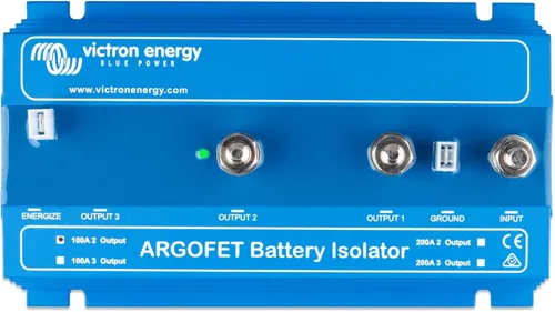 Victron Energy Argofet Aisladores de Batería 100-2AC (2 Baterías 100 Amperio)