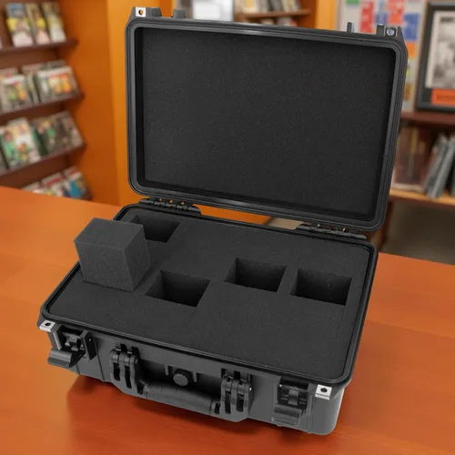 Miniatura 9 de CASEMATIX Funda para tarjetas graduadas compatible con más de 120 tarjetas comerciales BGS PSA FGS, caja de almacenamiento de tarjetas de losa