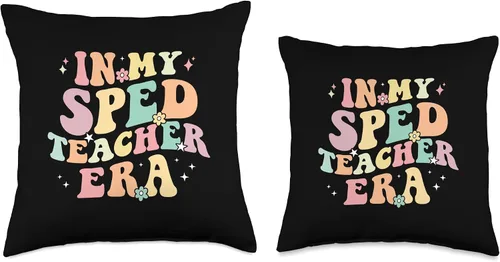 Miniatura 3 de In My SPED Teacher Era Cute Back To School Special Education Throw Pillow