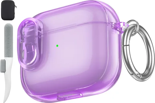 Miniatura 10 de Valkit Funda compatible con AirPods Pro, transparente con kit de limpieza, funda protectora de TPU suave para AirPods Pro Gen 2nd/1st 2023/2022/2019