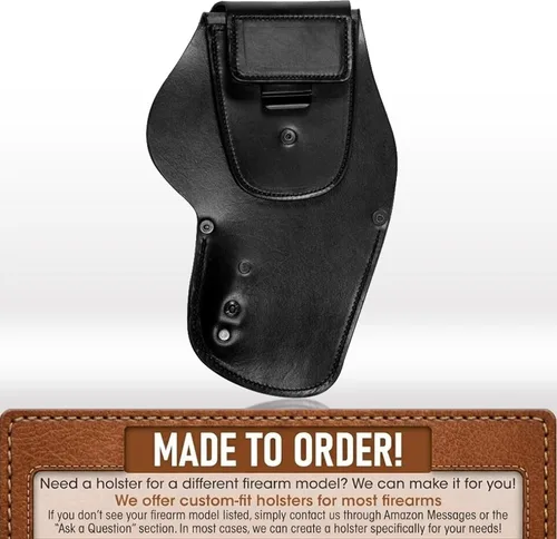 Urban Carry LockLeather Funda G3 Holster - Diseño híbrido de cuero/polímero para ocultación óptima | Disponible en tamaños Cadete, Trooper, Teniente