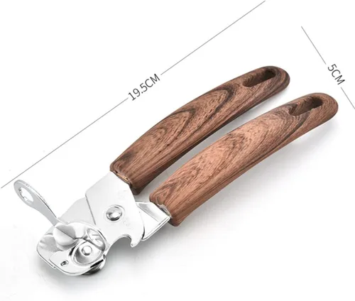 Miniatura 7 de BESTonZON Picnic Comfort con para el hogar práctico Abrelatas de cocina portátil lata lata botella de acero inoxidable al aire libre mango de gadget