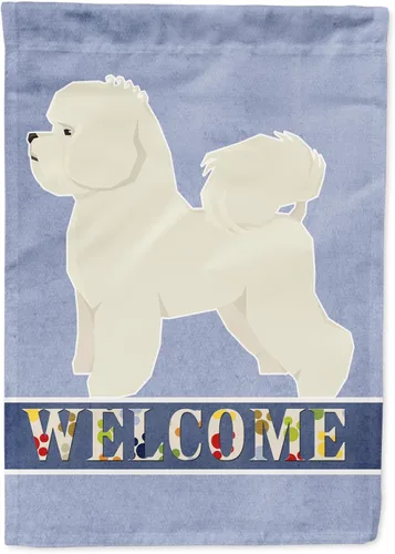 Miniatura 31 de Caroline's Treasures CK3704GF Bandera de jardín de bienvenida de Akita Shepherd Black and Tan - Bandera decorativa para patio exterior, patio