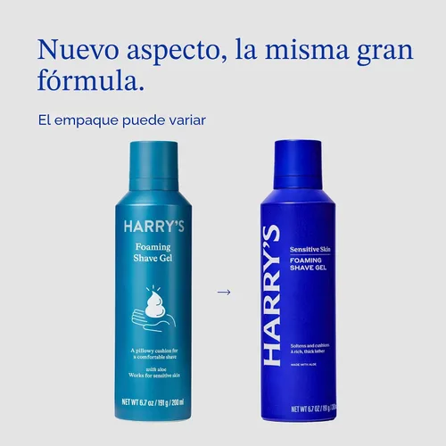 Miniatura 2 de Harry's Gel de afeitado espumoso para hombres con aloe - (paquete de 3) 6.7 onzas - Calma y amortigua la piel para afeitarse - Seguro para pieles