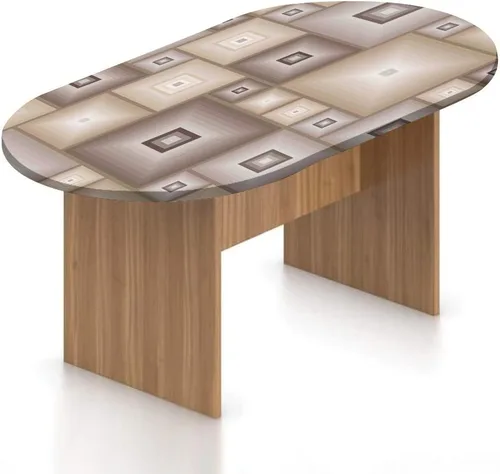 Miniatura 24 de XISUNYA Mantel ovalado ajustable para patio, mantel geométrico de poliéster elástico, mantel ajustable con estampado tribal, se adapta a mesas
