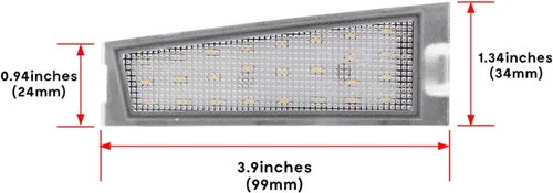 Miniatura 5 de Conjunto de luz LED para placa de matrícula para Cadillac CTS CTS-V Sedán 2008 2009 2010, reemplazo de lámpara de matrícula OEM 6000K xenón blanco