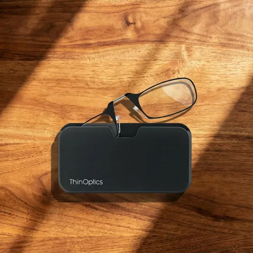 Miniatura 6 de Always With You de ThinOptics: Lentes de Lectura Slim con Estuche que se Adhieren a Tu Teléfono - Lectores de Bolsillo Ultradelgados sin Brazos