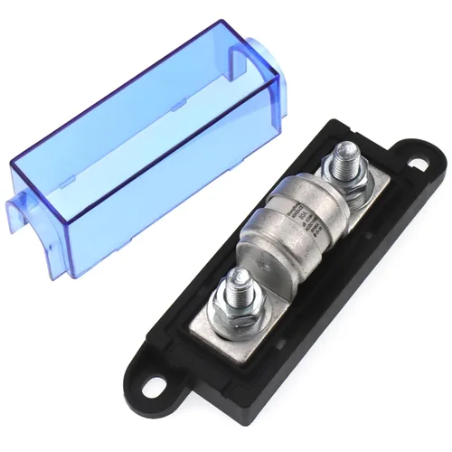 Miniatura 4 de Fusible de 80 Amperios Clase T con Bloque, Operación 150V DC, Bloque de Fusible ANL de 100A para Inversores, ATV, RV, Barco, Coches, Camiones