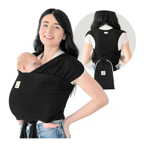 KeaBabies Portabebés con anillo para bebé, fácil de llevar, ajustable D-Lite portabebés recién nacido a niño pequeño, camisa de transporte para
