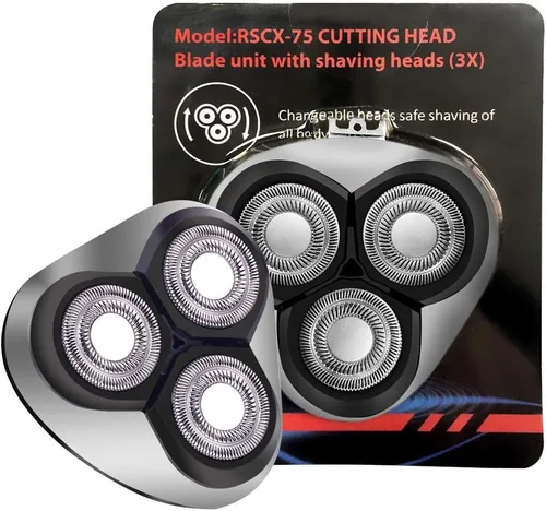 Miniatura 3 de Hatteker Cabezales de repuesto para afeitadora eléctrica para hombres RSCX-7568D, RSCX-958804