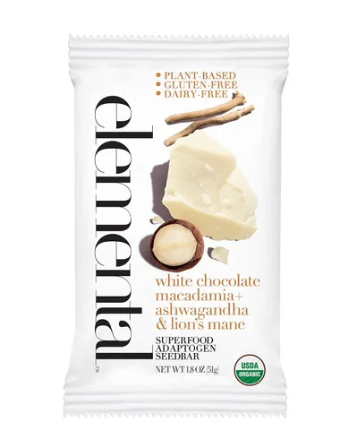Miniatura 16 de Elemental Superfood Seedbars - Limón de anacardo y arándano, 1.8 onzas, paquete de 12, 100% orgánico certificado, verificado sin OMG, sin gluten