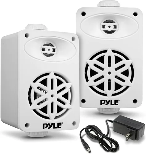 Miniatura 23 de PyleUsa Par de altavoces Bluetooth para interiores y exteriores, 500 W, doble impermeable, 5.25 pulgadas, sistema de altavoces de rango completo