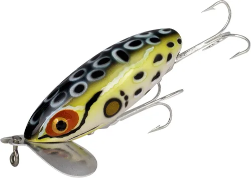Miniatura 16 de Arbogast Jitterbug Topwater Bass - Señuelo de pesca para pesca nocturna Fire Tiger
