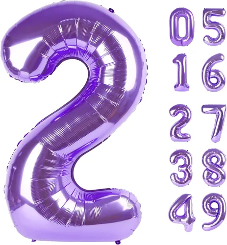 Miniatura 311 de Globo de cumpleaños número 4 dorado de 40 pulgadas, globos gigantes del número cuatro 14 24 34 40 44 2024, globos grandes de lámina de mylar para Oro