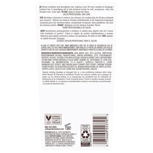 Miniatura 8 de Bain de Terre Aceite de almendras dulces acondicionador largo y saludable, fuerza y protección para cabello débil y dañado, con aceites de argán