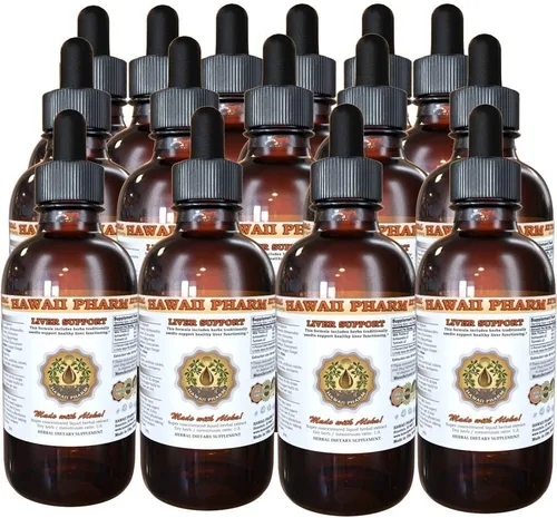 HawaiiPharm Extracto líquido de soporte hepático 15x4 oz