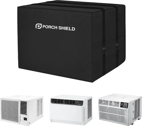 Miniatura 8 de Porch Shield Cubiertas impermeables para aire acondicionado – Cubierta cuadrada resistente para aire acondicionado para unidad exterior de hasta 30