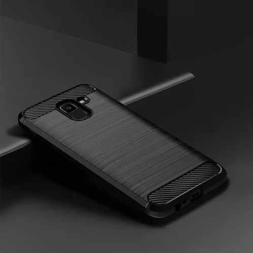 Miniatura 3 de Asuwish Funda compatible con Samsung Galaxy J6 2018 y protector de pantalla de vidrio templado, accesorios de celda, cubierta protectora de TPU