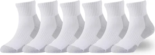 Miniatura 43 de EPEIUS Calcetines acolchados de algodón grueso para niños y niñas, calcetines atléticos deportivos para correr, paquete de 6 unidades, 4-14 años