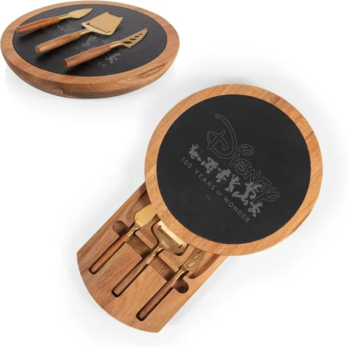 Miniatura 3 de PICNIC TIME Insignia - Juego de cuchillos, charcutería, plato para servir, tabla de queso, 12.5 x 12.5 x 1.4, Harry Potter Ravenclaw, madera
