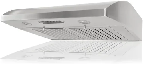 Miniatura 3 de KOBE CHX2230SQB-1 Brillia Campana extractora debajo del gabinete de 30 pulgadas, 3 velocidades, 680 CFM, luces LED, filtros deflectores, acero