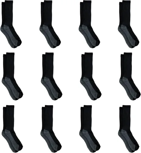 Miniatura 2 de Dickies Men's Dri-tech Original Moisture Control Crew Socks, Available in M-xxl (6, 12, 18 Pairs)