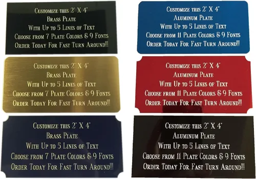 Miniatura 7 de Placa grabada personalizada, placa de grabado, etiqueta de arte, etiqueta de identificación, imagen de bandera de trofeo, marco de fotos